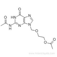 Acetamide,N-[9-[[2-(acetyloxy)ethoxy]methyl]-6,9-dihydro-6-oxo-1H-purin-2-yl]- CAS 75128-73-3